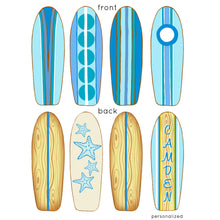 Load image into Gallery viewer, Baby Crib Mobile, Nautical Baby Nursery Mobile, Wooden Surfboard Baby Mobile, Best Baby Crib Mobile for a Surf or Beach Themed Baby Room