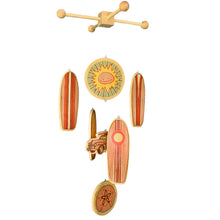 Load image into Gallery viewer, Pink Surfboard Baby Girl Crib Mobile