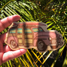 Load image into Gallery viewer, Vintage Woody Surf Car Pink Baby Mobile
