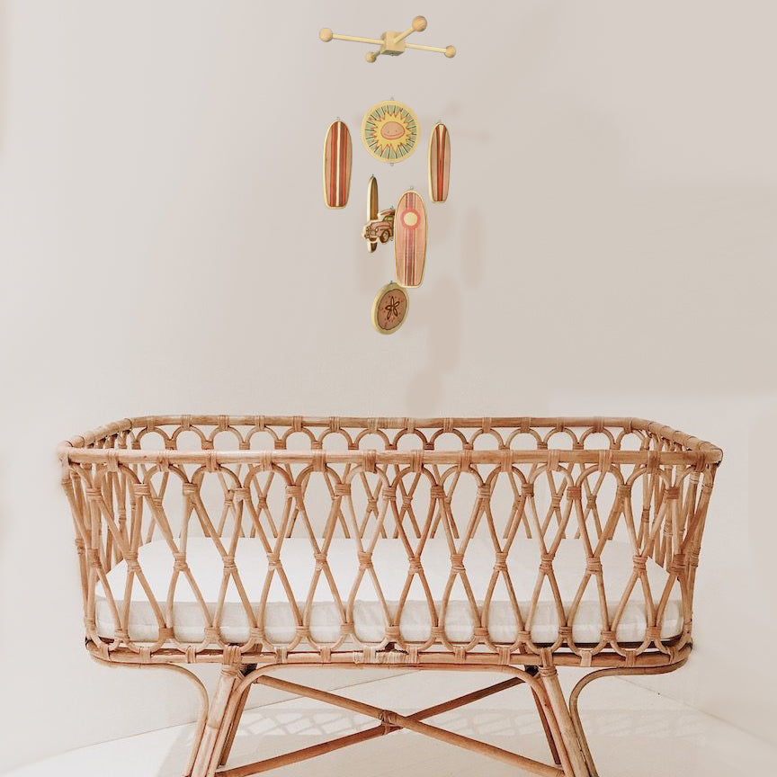 Nursery Decor for a Little Surfer Girl