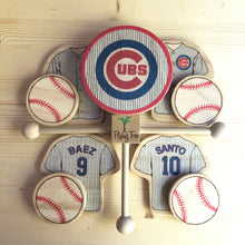 Load image into Gallery viewer, Chicago Cubs Baseball Baby Mobile

