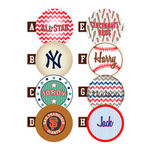 Load image into Gallery viewer, Customizable Baseball Baby Mobile Personalized
