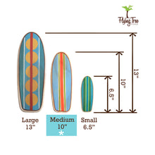 Load image into Gallery viewer, Personalized Surfboard Name Signs, 10 Inch Tall Mini Wooden Longboard
