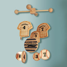 Load image into Gallery viewer, New York Yankees Baseball Baby Mobile
