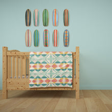 Load image into Gallery viewer, Mini Wooden Surfboard Art, 13 inches Tall,  Classic Longboard Designs
